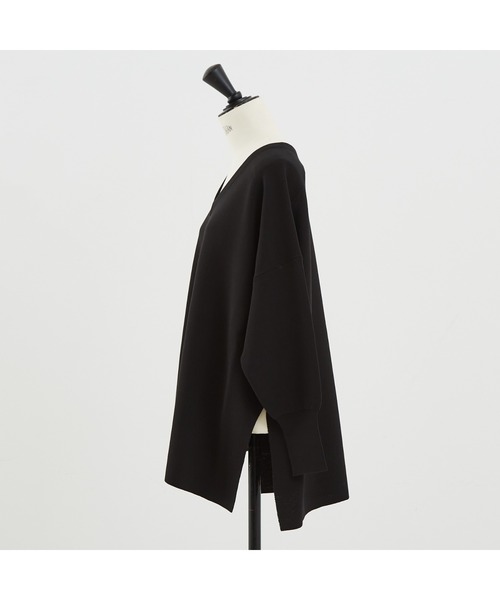 DESIGNWORKS（デザインワークス）の「ハーフミラノVネックプルオーバー（ニット/セーター・レディース・ブラック・フリー）」の18枚目の写真