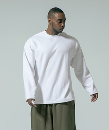 LOFIX（ロフィックス）の「ダブルコットンセミオーバーフィット長袖（ホワイト）（Tシャツ/カットソー）」