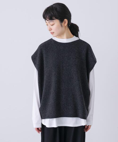 かぐれ（カグレ）の「ハミルトン2WAYベスト（ニット/セーター）」 - WEAR