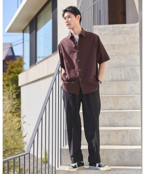 green label relaxing(グリーンレーベルリラクシング)の「FREELITCH オルマイ ワイド W3 イージーパンツ -2WAYストレッチ・吸水速乾-(その他パンツ・メンズ・ダークブラウン/コバルトブルー/ブラック・XL/L/M/S)」の21枚目の写真