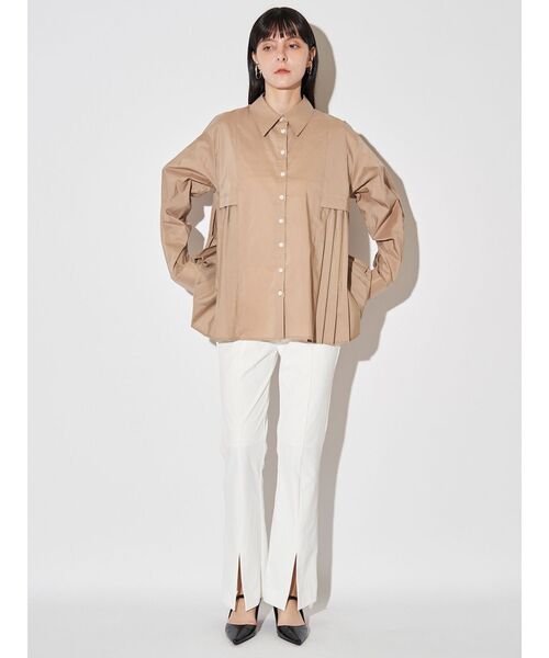 ELENDEEK（エレンディーク）の「スリットスリムパンツ（その他パンツ・レディース・オフホワイト/ブラック・01/02）」の14枚目の写真