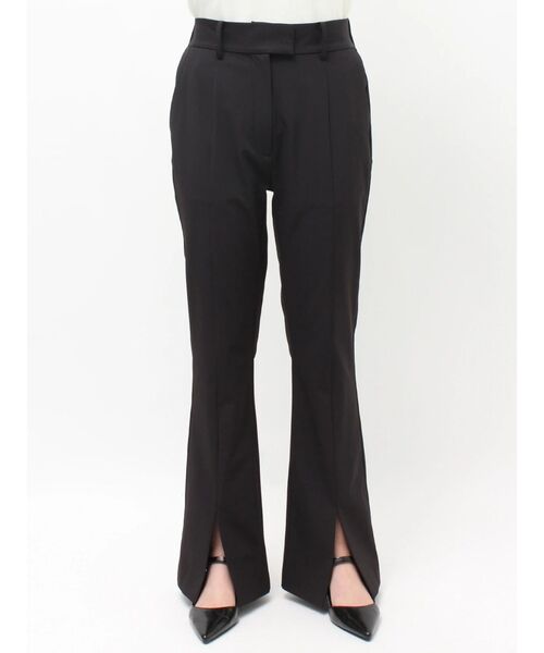 ELENDEEK（エレンディーク）の「スリットスリムパンツ（その他パンツ・レディース・オフホワイト/ブラック・01/02）」の18枚目の写真