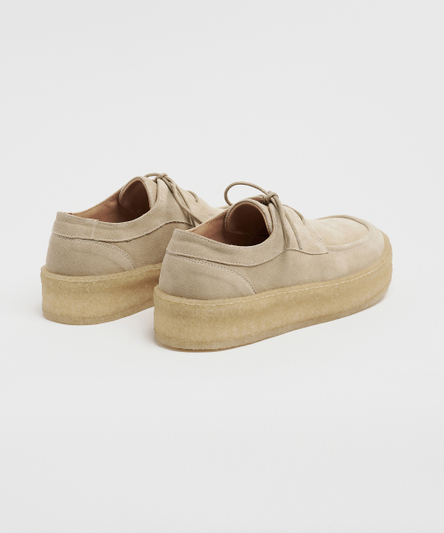 LOSTGARDEN(ロストガーデン)の「UNIFORM Crepe Derby Beige(ドレスシューズ・メンズ・その他・43.5/41/42/43/40.5/42.5/41.5/44/40)」の5枚目の写真