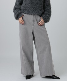 LEPSIM | 切り替えワイドデニム　608248(デニムパンツ)