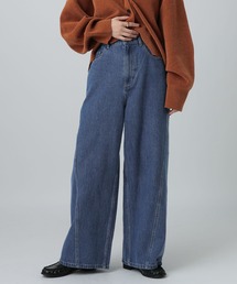 LEPSIM | 切り替えワイドデニム　608248(デニムパンツ)