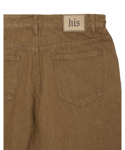 HAZZYS（ ヘジス）の「[HIS]ライトブラウンデニムパンツ（デニムパンツ・メンズ・その他・SMALL/MEDIUM/LARGE）」の5枚目の写真