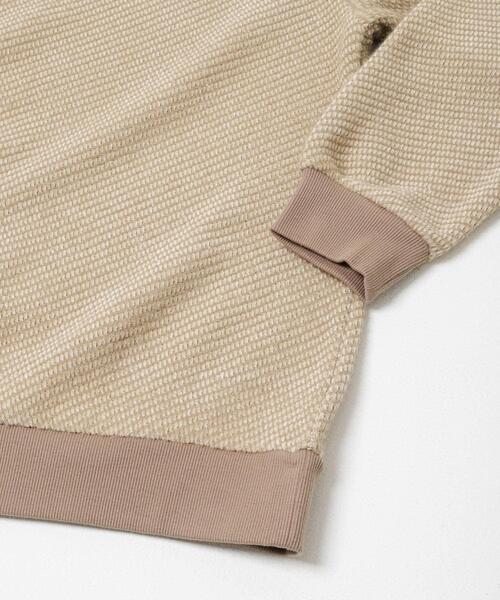 ITEMS URBANRESEARCH（アイテムズ アーバンリサーチ）の「フェザーヤーン クルーネック ニットソー（Tシャツ/カットソー・メンズ・イエロー/ブラック/モカ・LARGE/MEDIUM）」の10枚目の写真