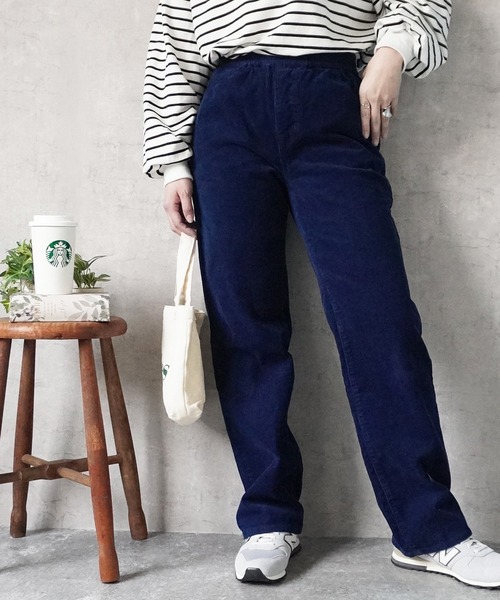 インディゴコールストレートパンツ（その他パンツ）｜Emma（SELECT
