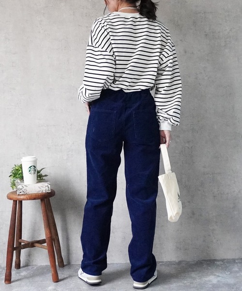 インディゴコールストレートパンツ（その他パンツ）｜Emma（SELECT