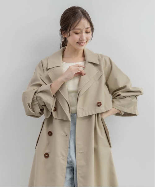 RANDA（ランダ）の「3WAYトレンチコート（トレンチコート・レディース・ベージュ・0）」の4枚目の写真