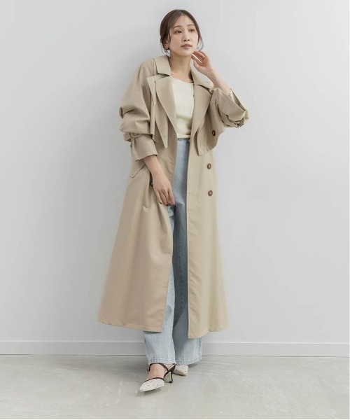 RANDA（ランダ）の「3WAYトレンチコート（トレンチコート・レディース・ベージュ・0）」の5枚目の写真