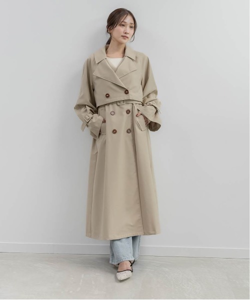 RANDA（ランダ）の「3WAYトレンチコート（トレンチコート・レディース・ベージュ・0）」の7枚目の写真