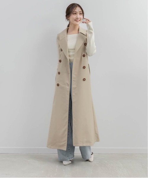 RANDA（ランダ）の「3WAYトレンチコート（トレンチコート・レディース・ベージュ・0）」の9枚目の写真