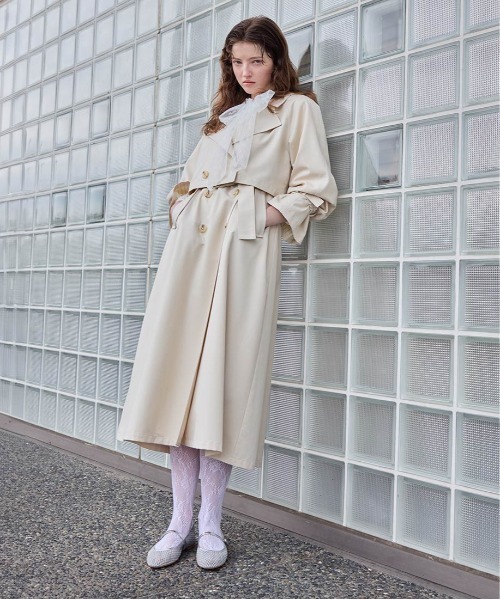 RANDA（ランダ）の「3WAYトレンチコート（トレンチコート・レディース・ベージュ・0）」の2枚目の写真