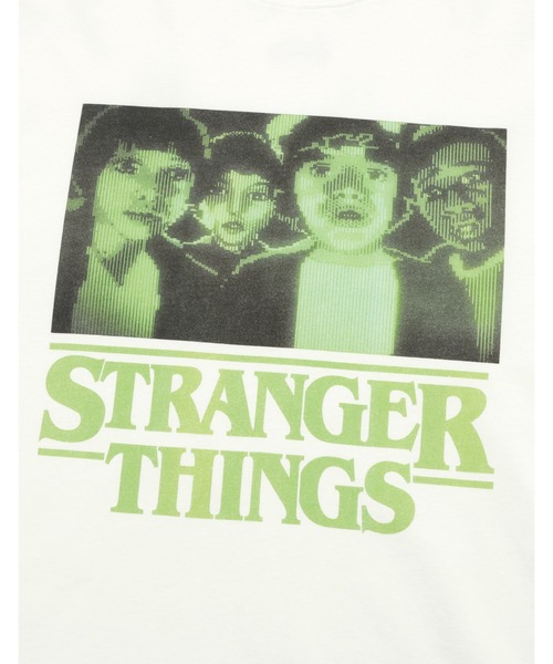 Little sunny bite(リトルサニーバイト)の「/Little sunny bite/stranger things x little sunny bite graphic fake layered long tee(Tシャツ/カットソー・レディース・ピンク/ホワイト/ブラック・MEDIUM/SMALL)」の11枚目の写真