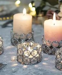 ammy.（エイミードット）の「【 ammy. / エイミードット 】 クリスタル サークル キャンドル ホルダー（キャンドル）」