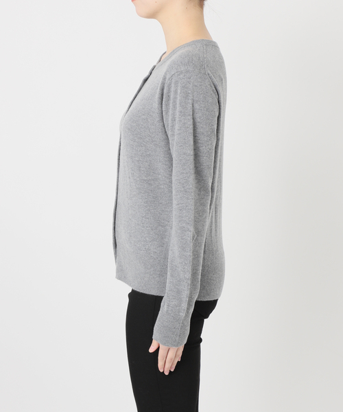 JOURNAL STANDARD（ジャーナルスタンダード）の「コンパクトニットカーディガン（カーディガン/ボレロ・レディース・ピンク/ブラウン/チャコールグレー・FREE）」の9枚目の写真