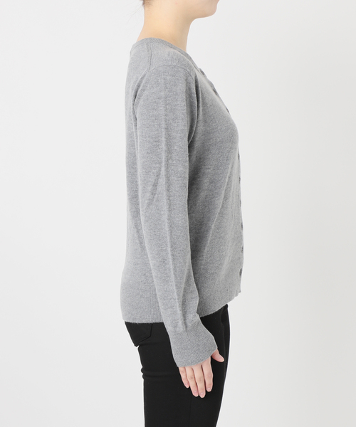 JOURNAL STANDARD（ジャーナルスタンダード）の「コンパクトニットカーディガン（カーディガン/ボレロ・レディース・ピンク/ブラウン/チャコールグレー・FREE）」の11枚目の写真