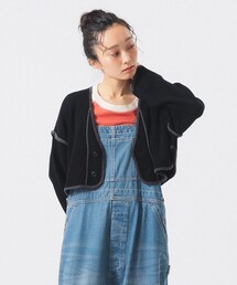 BEAMS BOY | ショート ミリタリー ライナー カーディガン(カーディガン/ボレロ)