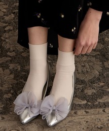 パンプス（シルバー/銀色系・リボン）ファッション通販 - ZOZOTOWN