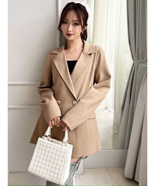 RESEXXY（リゼクシー）の「シャイニースクエアハンドバッグ（ハンドバッグ・レディース・ホワイト/ピンク・FREE）」の12枚目の写真