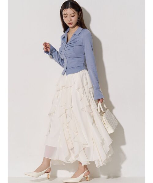 RESEXXY（リゼクシー）の「シャイニースクエアハンドバッグ（ハンドバッグ・レディース・ホワイト/ピンク・FREE）」の16枚目の写真