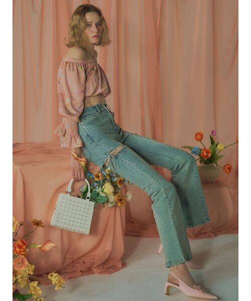 RESEXXY（リゼクシー）の「シャイニースクエアハンドバッグ（ハンドバッグ・レディース・ホワイト/ピンク・FREE）」の20枚目の写真