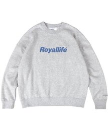 ROYALLIFE（ロイヤルライフ）の「RLCN900 ORIGINAL LOGO FLEECE LINED SWEATSHIRT-GRAY（スウェット）」