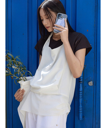 PEEP（ピープ）の「ポケットホルターネックトップ_オフホワイト（シャツ/ブラウス）」