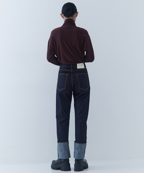 beautiful people（ビューティフルピープル）の「【beautiful people/ビューティフルピープル】selvedge denim woman fits/セルヴィッジデニムウォマンフィッツ（デニムパンツ・レディース・ブラック/ダークインディゴブルー・34/36）」の11枚目の写真