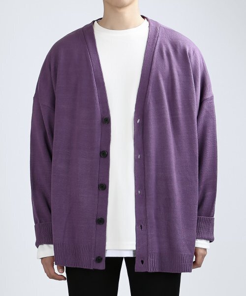 OVERING SMART CARDIGAN (dusty purple) — кардиган пыльно‑фиолетовый