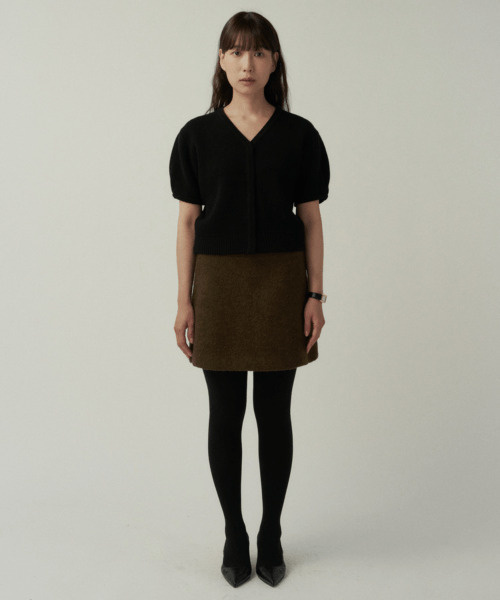 MUARMUS(ムアルムス)の「Barnett Wool Skirt - Brown(スカート・レディース・その他・M/S)」の1枚目の写真