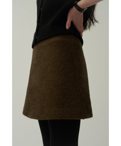 MUARMUS(ムアルムス)の「Barnett Wool Skirt - Brown(スカート・レディース・その他・M/S)」の4枚目の写真