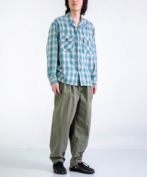 BIG MAC（ビッグマック）の「[BIGMAC] OPEN COLLAR SHIRTS（シャツ/ブラウス・メンズ・ブルー系その他/ホワイト系その他・38/40）」の9枚目の写真