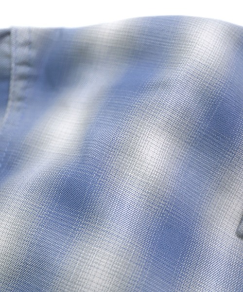 BIG MAC（ビッグマック）の「[BIGMAC] OPEN COLLAR SHIRTS（シャツ/ブラウス・メンズ・ブルー系その他/ホワイト系その他・38/40）」の6枚目の写真