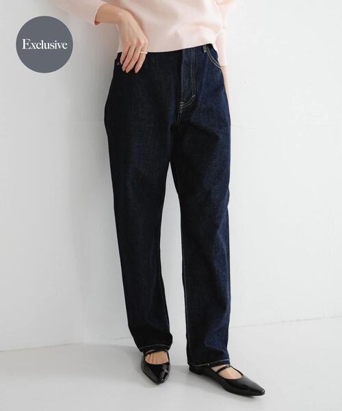 Lee（リー）の「『別注』Lee101×URBAN RESEARCH　TAPERED JEANS（デニムパンツ・レディース・インディゴブルー/ライトインディゴブルー/ワンウォッシュ・MEDIUM/LARGE/SMALL/X-SMALL）」の3枚目の写真