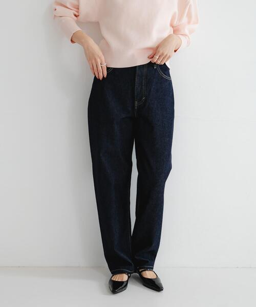 Lee（リー）の「『別注』Lee101×URBAN RESEARCH　TAPERED JEANS（デニムパンツ・レディース・インディゴブルー/ライトインディゴブルー/ワンウォッシュ・MEDIUM/LARGE/SMALL/X-SMALL）」の4枚目の写真