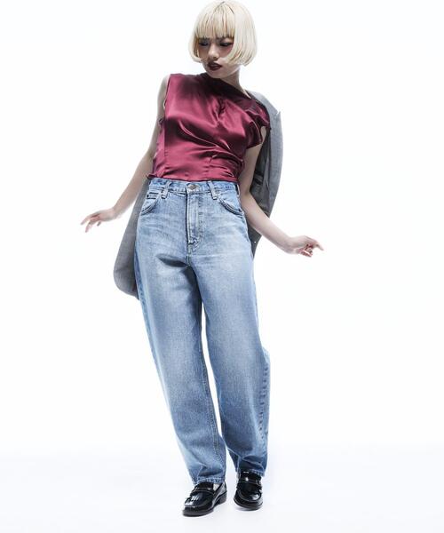 Lee（リー）の「『別注』Lee101×URBAN RESEARCH　TAPERED JEANS（デニムパンツ・レディース・インディゴブルー/ライトインディゴブルー/ワンウォッシュ・MEDIUM/LARGE/SMALL/X-SMALL）」の7枚目の写真