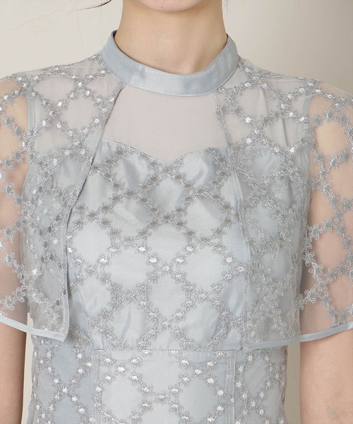 WILLSELECTION（ウィルセレクション）の「パイピングケープフレアワンピース（ドレス・レディース・ピンク/サックスブルー/ミント・FREE）」の15枚目の写真