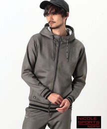 NICOLE CLUB FOR MEN（ニコルクラブフォーメン）の「【NICOLE SPORTS】ダンボールニットジップパーカー（パーカー）」