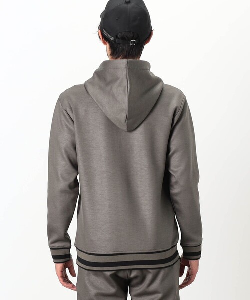 NICOLE CLUB FOR MEN（ニコルクラブフォーメン）の「【NICOLE SPORTS】ダンボールニットジップパーカー（パーカー・メンズ・チャコールグレー/ブラック/カーキ・L/M/XL）」の8枚目の写真