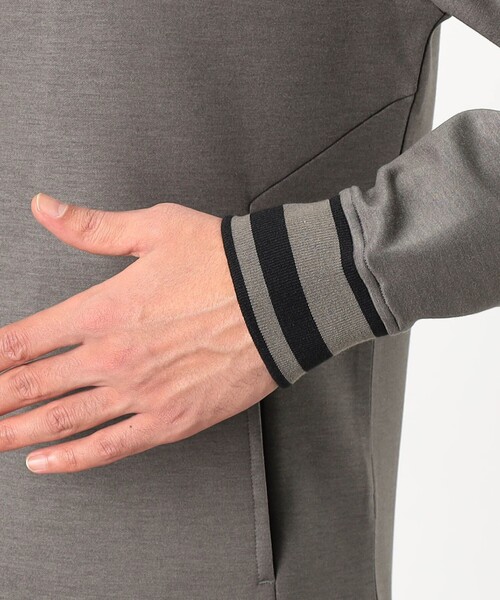 NICOLE CLUB FOR MEN（ニコルクラブフォーメン）の「【NICOLE SPORTS】ダンボールニットジップパーカー（パーカー・メンズ・チャコールグレー/ブラック/カーキ・L/M/XL）」の10枚目の写真