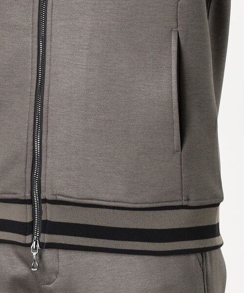 NICOLE CLUB FOR MEN（ニコルクラブフォーメン）の「【NICOLE SPORTS】ダンボールニットジップパーカー（パーカー・メンズ・チャコールグレー/ブラック/カーキ・L/M/XL）」の12枚目の写真