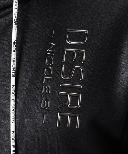 NICOLE CLUB FOR MEN（ニコルクラブフォーメン）の「【NICOLE SPORTS】ダンボールニットジップパーカー（パーカー・メンズ・チャコールグレー/ブラック/カーキ・L/M/XL）」の19枚目の写真