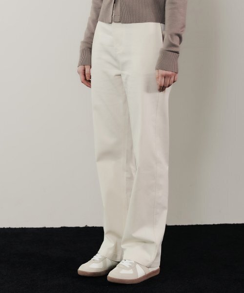 HARDCORE HAPPINESS(ハードコアハピネス)の「COTTON STRAIGHT BASIC PANTS_IVORY(その他パンツ・レディース・その他・S/M)」の6枚目の写真