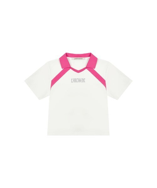 LARTIGENT(ラーティゼン)の「L2 COLLAR JERSEY TOP(WHITE)(ポロシャツ・レディース・その他・FREE)」の5枚目の写真