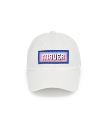 MAUER（マウアー）の「MAUER EMBROIDED CAP 01_WH（キャップ）」