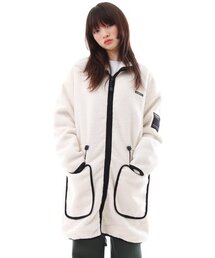 PIECEMAKER（ピースメーカー）の「FLEECE BOA LONG JACKET (IVORY)（その他アウター）」