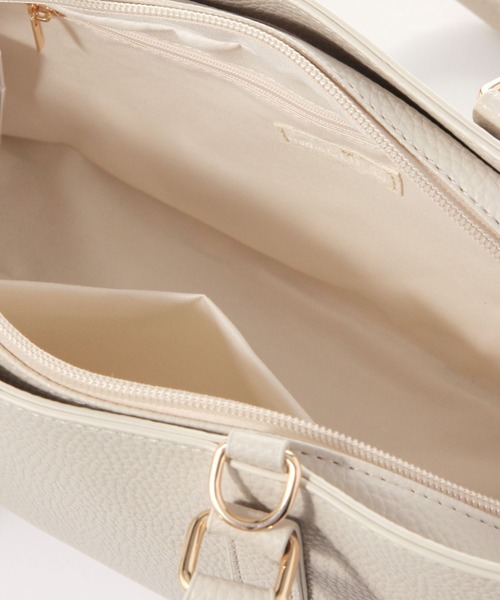 studio CLIP(スタディオクリップ)の「3ROOMボストンショルダーバッグ(トートバッグ・レディース・アイボリー/ブラック/キャメル・FREE)」の9枚目の写真