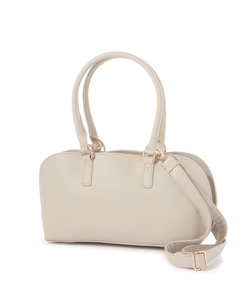 studio CLIP(スタディオクリップ)の「3ROOMボストンショルダーバッグ(トートバッグ・レディース・アイボリー/ブラック/キャメル・FREE)」の16枚目の写真